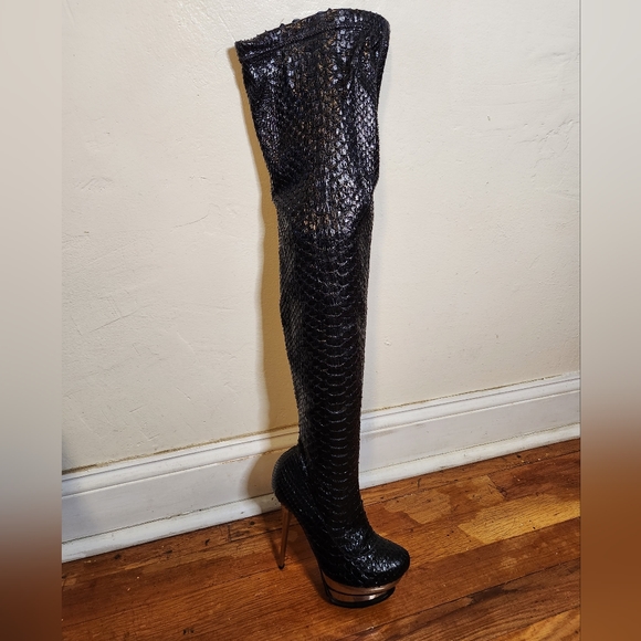 Massimo Dogana Pyton Snake skin boots - Picture 2 of 12